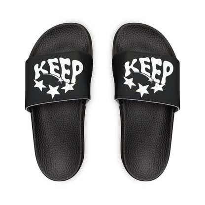 "KEEP" Slides (Black)