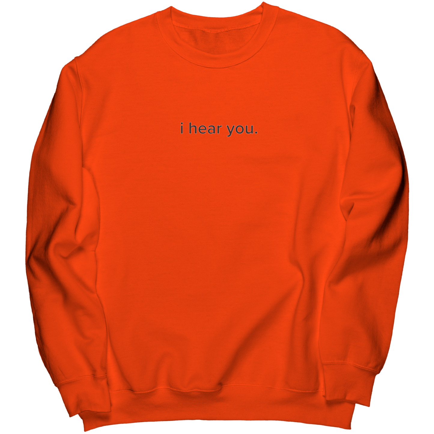 I_hear_you_sweater_black_print_Orange_Mockup.png